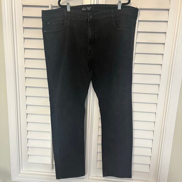 Public Record Black Slim Fit Size 44x32 - Picture 1 of 10